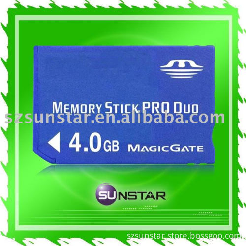 Memory Stick Pro Duo Blue, Memory Card, MS PRO DUO